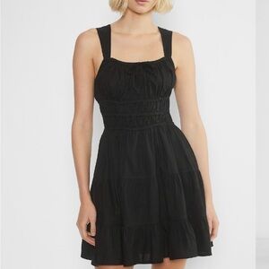 NWT Aritzia Sunday Best Martine Poplin Black Dress